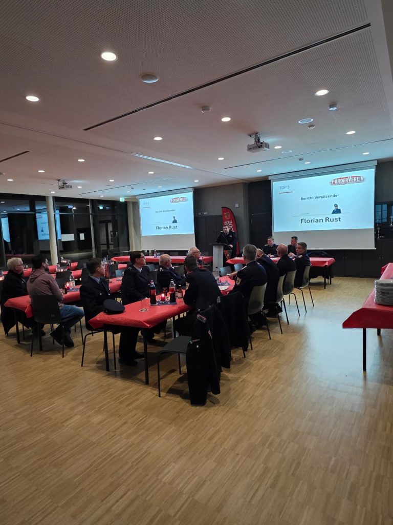 Feuerwehrunterstützer tagen (JHV)